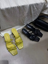 LBSFY  -  Candy Color Women Slides Slippers Open Narrow Band Summer Outside Mules Shoes Thin High Heels Slip On Casual Party Pumps 35-39